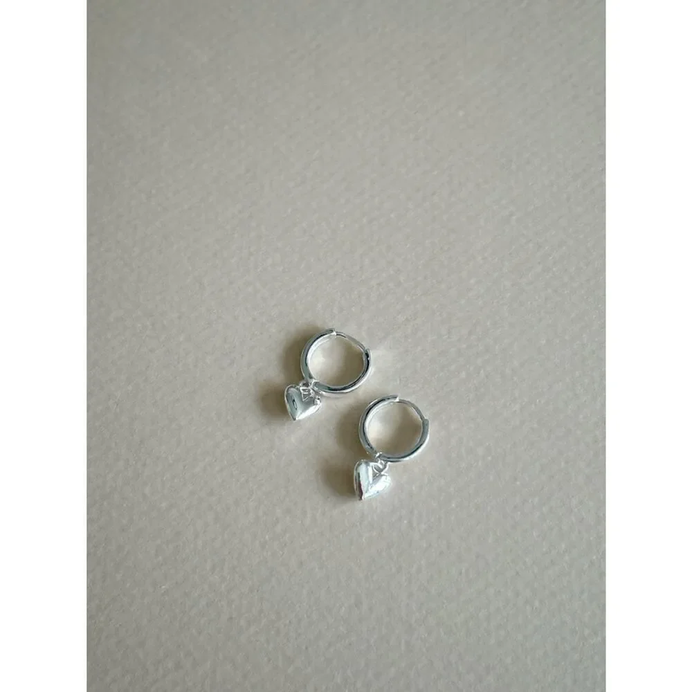 Heart Hoop Earrings M1802